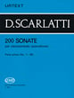 200 Sonatas Volume 1 piano sheet music cover